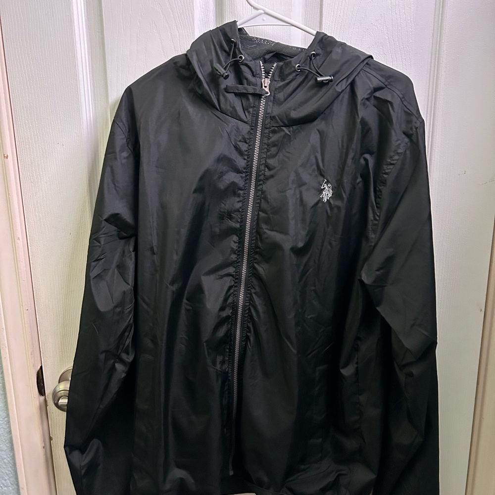 Black Polo Rain Jacket